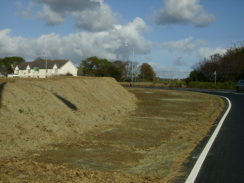 Hydro Seeding with Lezayre Landscapes Isle of Man