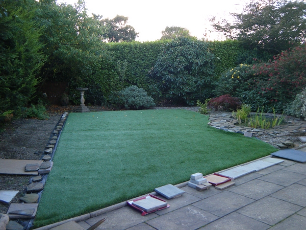 Synthetic Turf with Lezayre Landscapes Isle of Man